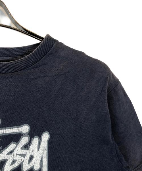 OLD STUSSY（オールドステューシー）old stussy (オールドステューシー) Tシャツ ネイビー サイズ:Mediumの古着・服飾アイテム