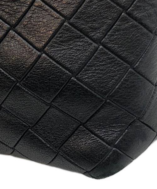 BOTTEGA VENETA（ボッテガベネタ）BOTTEGA VENETA (ボッテガベネタ) レザートートバッグ ブラック サイズ:下記参照の古着・服飾アイテム