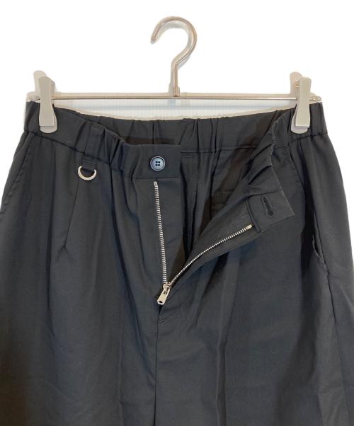 SOPHNET.（ソフネット）SOPHNET. (ソフネット) WASHABLE SUMMER WOOL TAPERED BOLD PANTS SPNT ブラック サイズ:SIZE 3の古着・服飾アイテム