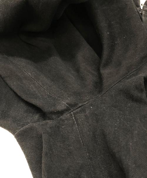 JOHN LAWRENCE SULLIVAN（ジョン ローレンス サリバン）JOHN LAWRENCE SULLIVAN (ジョン ローレンス サリバン) フロントタックワイドデニムパンツ ブラック サイズ:42の古着・服飾アイテム