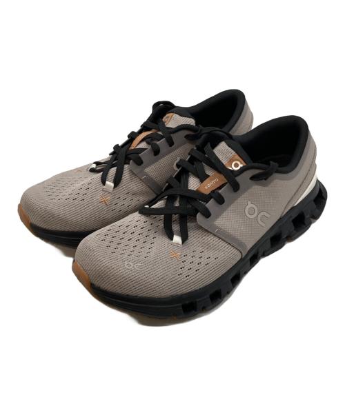 on（オン）on (オン) On Running Cloud X 4 Fog BlacK ブラウン サイズ:SIZE US 7.5の古着・服飾アイテム