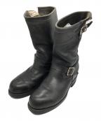 CHIPPEWAチペワ）の古着「エンジニアブーツ」｜ブラック