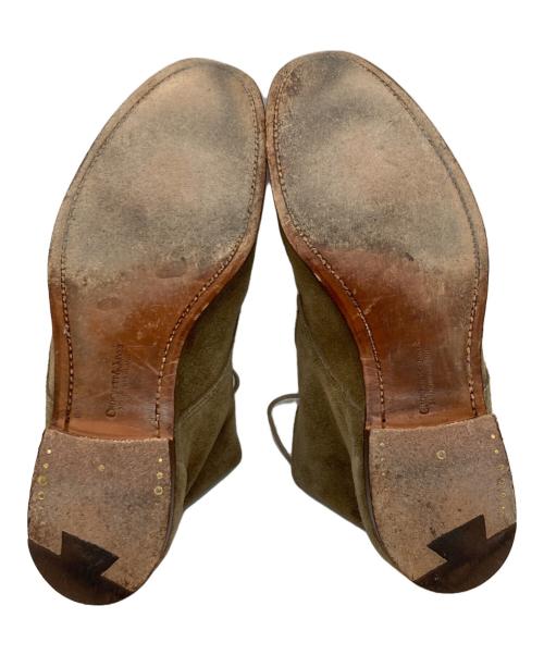 Crockett & Jones（クロケット＆ジョーンズ）Crockett & Jones (クロケット＆ジョーンズ) BEAMS F (ビームスエフ) BAYSWATER スウェードチャッカブーツ ベージュ サイズ:SIZE 7.5の古着・服飾アイテム