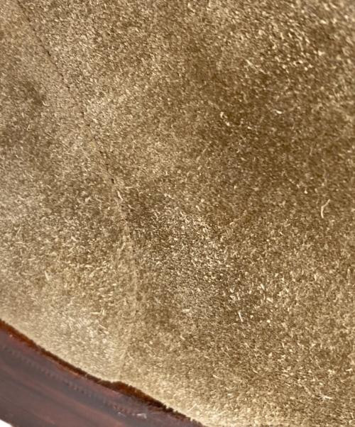 Crockett & Jones（クロケット＆ジョーンズ）Crockett & Jones (クロケット＆ジョーンズ) BEAMS F (ビームスエフ) BAYSWATER スウェードチャッカブーツ ベージュ サイズ:SIZE 7.5の古着・服飾アイテム