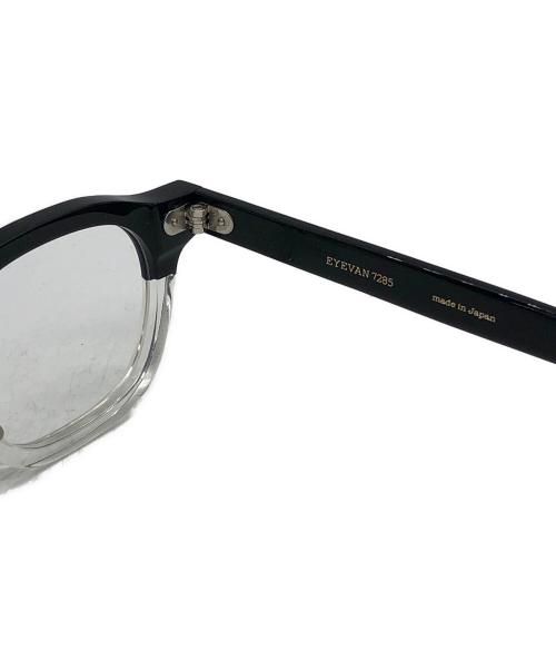 EYEVAN7285（アイバン）EYEVAN7285 (アイバン) 伊達眼鏡 ブラック サイズ:47□24-145の古着・服飾アイテム
