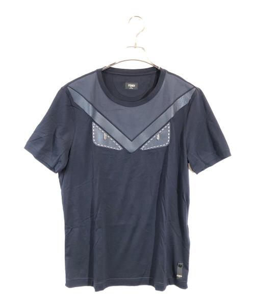 FENDI（フェンディ）FENDI (フェンディ) T-SHIRT MOSTRO V SELLERIA ネイビー サイズ:SIZE 50の古着・服飾アイテム