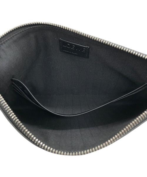 LOEWE（ロエベ）LOEWE (ロエベ) ドードー フラットポーチ レッド×ブラック サイズ:下記参照の古着・服飾アイテム