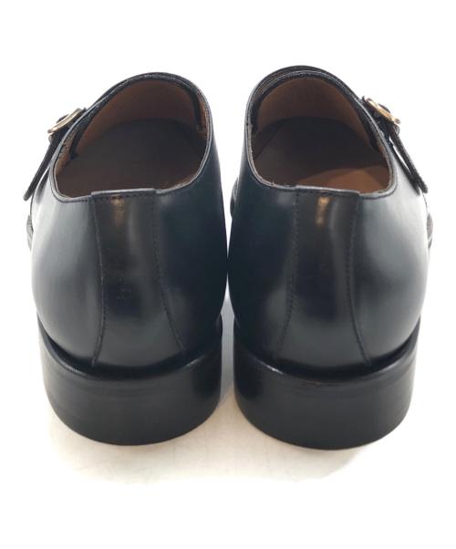 YANKO（ヤンコ）YANKO (ヤンコ) モンクストラップシューズ ブラック サイズ:SIZE 7 1/2の古着・服飾アイテム