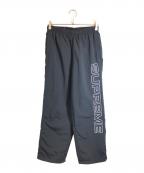 SUPREMEシュプリーム）の古着「SPELLOUT EMBROIDERED TRACK PANT」｜ブラック