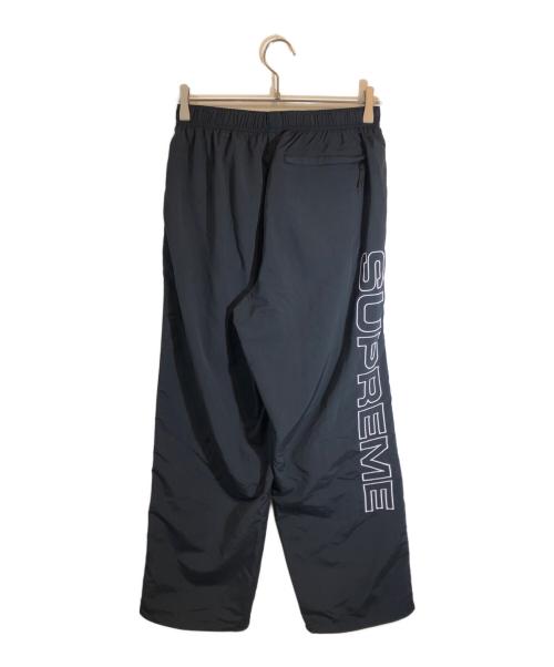 SUPREME（シュプリーム）Supreme (シュプリーム) SPELLOUT EMBROIDERED TRACK PANT ブラック サイズ:SIZE Sの古着・服飾アイテム