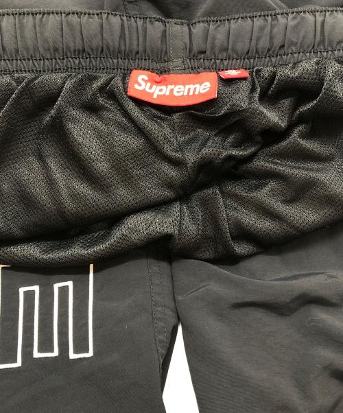 SUPREME（シュプリーム）Supreme (シュプリーム) SPELLOUT EMBROIDERED TRACK PANT ブラック サイズ:SIZE Sの古着・服飾アイテム