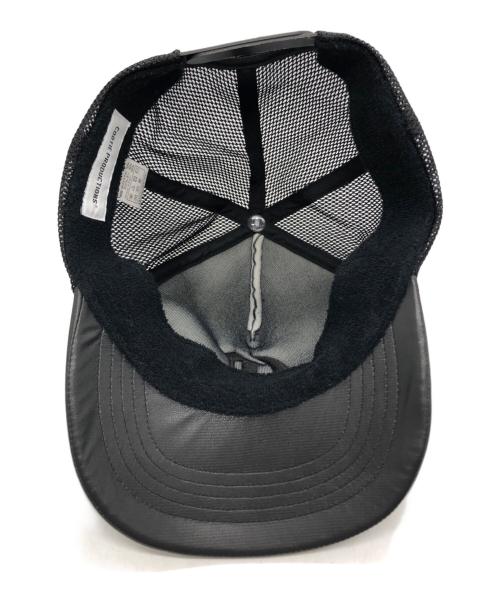 COOTIE PRODUCTIONS（クーティープロダクツ）COOTIE PRODUCTIONS (クーティープロダクツ) Faux Leather 5 Panel Mesh Cap ブラック サイズ:下記参照の古着・服飾アイテム