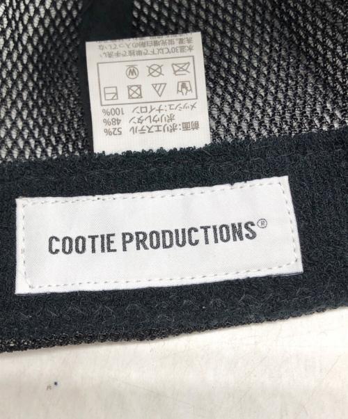 COOTIE PRODUCTIONS（クーティープロダクツ）COOTIE PRODUCTIONS (クーティープロダクツ) Faux Leather 5 Panel Mesh Cap ブラック サイズ:下記参照の古着・服飾アイテム