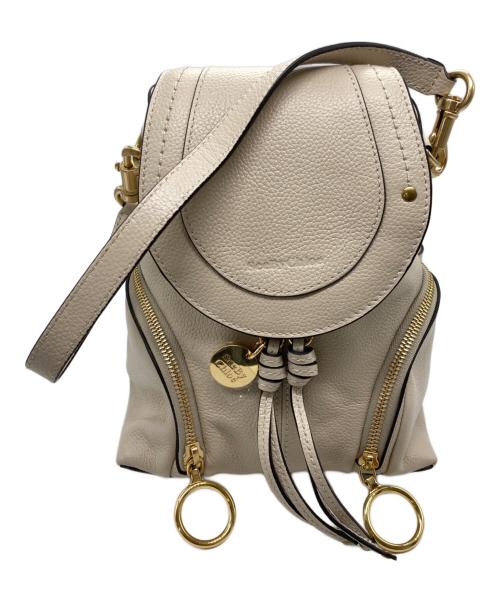 SEE BY CHLOE（シーバイクロエ）SEE BY CHLOE (シーバイクロエ) ミニリュック ベージュの古着・服飾アイテム