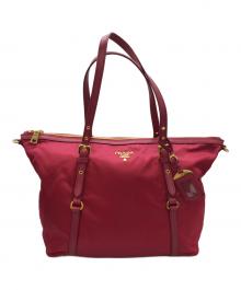 PRADA（プラダ）の古着「ハンドバッグ」｜ピンク