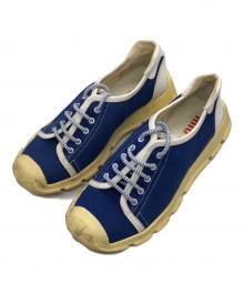 MIU MIU（ミュウミュウ）の古着「キャンバススニーカー」｜ブルー