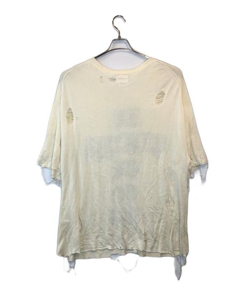 KAMIYA（カミヤ）KAMIYA (カミヤ) PRINTED KNIT TEE アイボリー サイズ:SIZE Mの古着・服飾アイテム