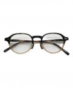 OLIVER PEOPLESオリバーピープルズ）の古着「メガネフレーム」｜ブラック×ベージュ