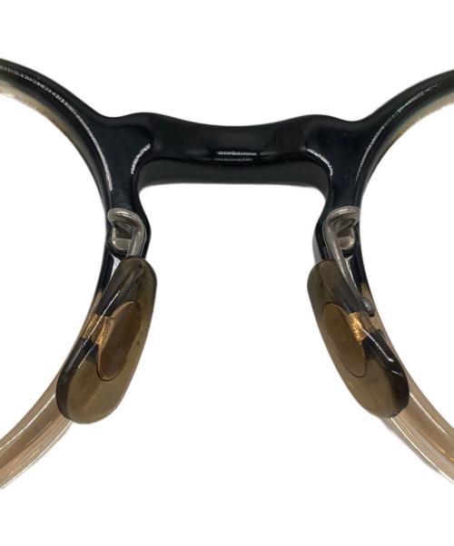 OLIVER PEOPLES（オリバーピープルズ）OLIVER PEOPLES (オリバーピープルズ) メガネフレーム ブラック×ベージュ サイズ:48■21-145の古着・服飾アイテム