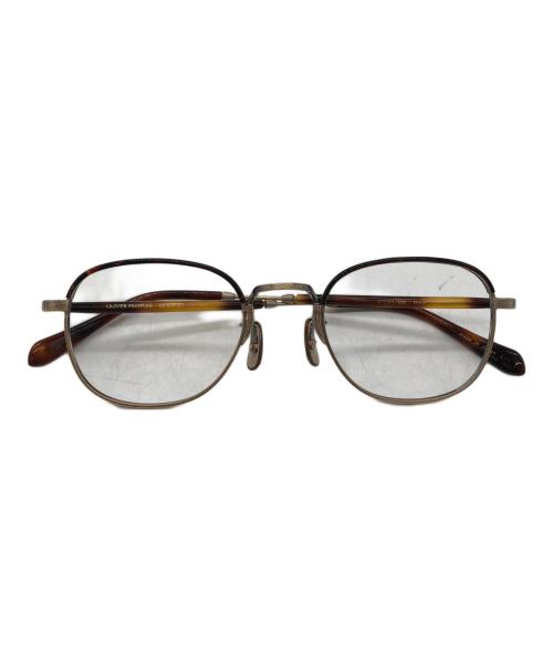 OLIVER PEOPLES（オリバーピープルズ）OLIVER PEOPLES (オリバーピープルズ) メガネフレーム ブラウン サイズ:47□21-145の古着・服飾アイテム