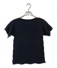 ISSEY MIYAKE WHITE LABEL（イッセイミヤケホワイトレーベル）の古着「プリーツカットソー」｜ブラック