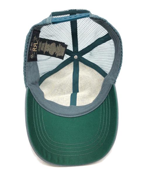 RRL（ダブルアールエル）RRL (ダブルアールエル) ロゴパッチトラッカーキャップ グリーン サイズ:下記参照の古着・服飾アイテム