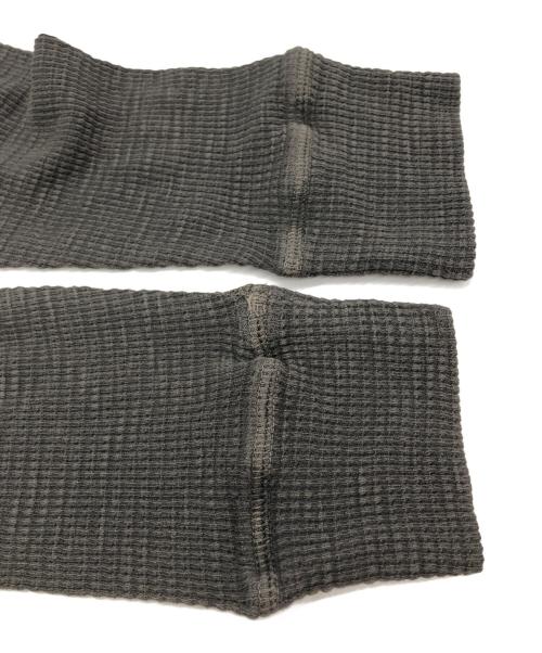 RRL（ダブルアールエル）RRL (ダブルアールエル) HENLEY NECK THERMAL SHIRTS グレー サイズ:SIZE XSの古着・服飾アイテム