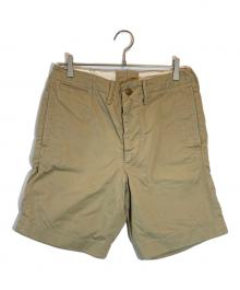 RRL（ダブルアールエル）の古着「MILITARY RT HAND TWILLショートパンツ」｜ベージュ