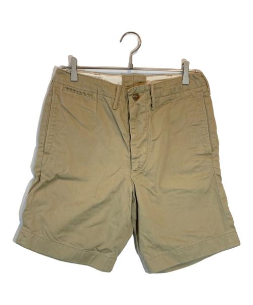 RRL（ダブルアールエル）RRL (ダブルアールエル) MILITARY RT HAND TWILLショートパンツ ベージュ サイズ:SIZE 30の古着・服飾アイテム