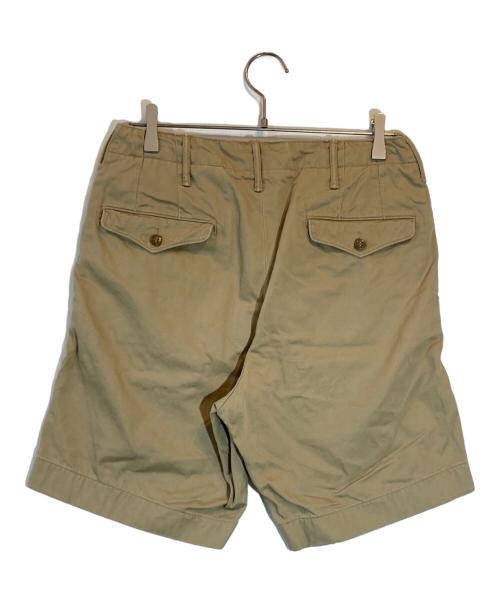 RRL（ダブルアールエル）RRL (ダブルアールエル) MILITARY RT HAND TWILLショートパンツ ベージュ サイズ:SIZE 30の古着・服飾アイテム