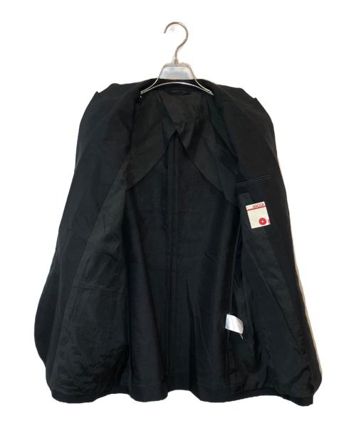 BACCA（バッカ）BACCA (バッカ) リネンモヘヤ ピークドラペルジャケット ブラック サイズ:SIZE 36の古着・服飾アイテム