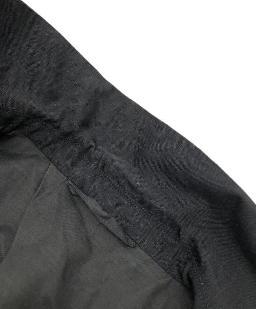 BACCA（バッカ）BACCA (バッカ) リネンモヘヤ ピークドラペルジャケット ブラック サイズ:SIZE 36の古着・服飾アイテム