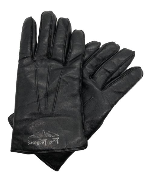 Lewis Leathers（ルイスレザース）Lewis Leathers (ルイスレザース) レザーグローブ ブラックの古着・服飾アイテム