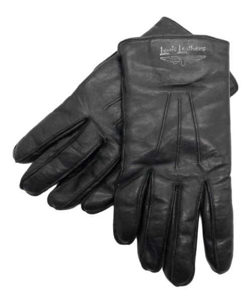 Lewis Leathers（ルイスレザース）Lewis Leathers (ルイスレザース) レザーグローブ ブラックの古着・服飾アイテム