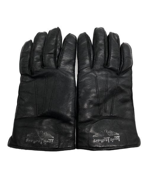 Lewis Leathers（ルイスレザース）Lewis Leathers (ルイスレザース) レザーグローブ ブラックの古着・服飾アイテム