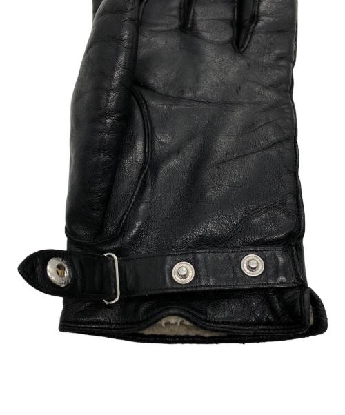 Lewis Leathers（ルイスレザース）Lewis Leathers (ルイスレザース) レザーグローブ ブラックの古着・服飾アイテム