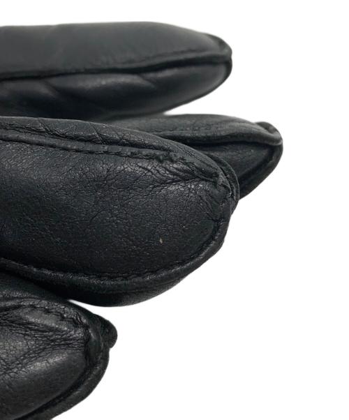 Lewis Leathers（ルイスレザース）Lewis Leathers (ルイスレザース) レザーグローブ ブラックの古着・服飾アイテム