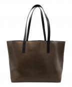 MARNIマルニ）の古着「バイカラートートバッグ」｜ブラウン×ブラック