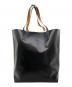 MARNI (マルニ) PVCトートバッグ ブラック×アイボリー：13000円