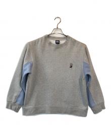 stussy（ステューシー）の古着「バイカラースウェット」｜グレー×ブルー