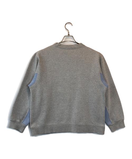 stussy（ステューシー）stussy (ステューシー) バイカラースウェット グレー×ブルー サイズ:SIZE Sの古着・服飾アイテム