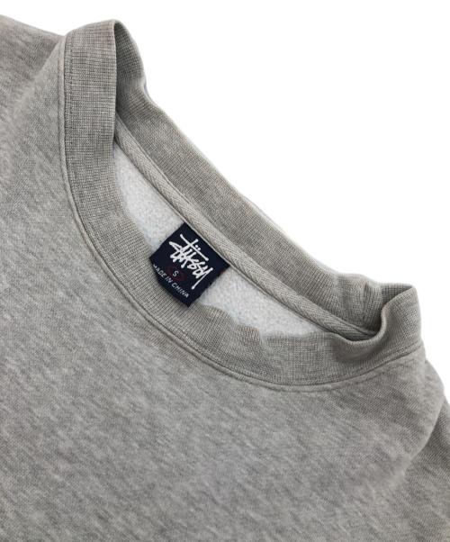 stussy（ステューシー）stussy (ステューシー) バイカラースウェット グレー×ブルー サイズ:SIZE Sの古着・服飾アイテム