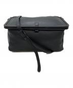 MM6 Maison Margielaエムエムシックスメゾンマルジェラ）の古着「2WAYレザーショルダーバッグ」｜ブラック