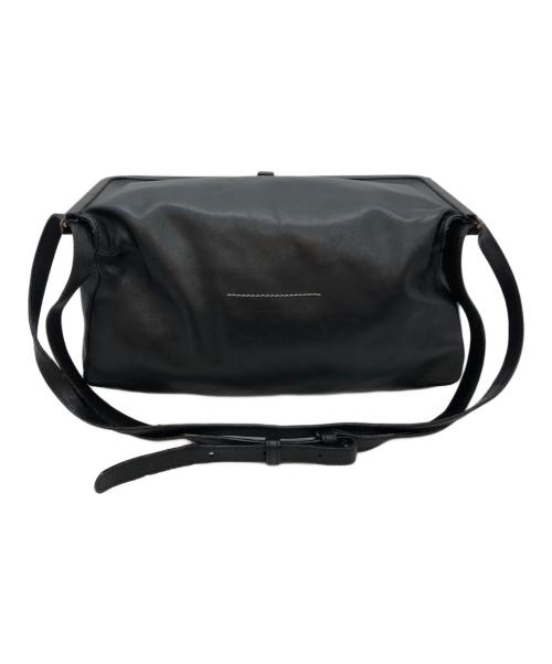 MM6 Maison Margiela（エムエムシックスメゾンマルジェラ）MM6 Maison Margiela (エムエムシックスメゾンマルジェラ) 2WAYレザーショルダーバッグ ブラック サイズ:下記参照の古着・服飾アイテム