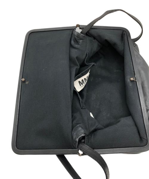 MM6 Maison Margiela（エムエムシックスメゾンマルジェラ）MM6 Maison Margiela (エムエムシックスメゾンマルジェラ) 2WAYレザーショルダーバッグ ブラック サイズ:下記参照の古着・服飾アイテム