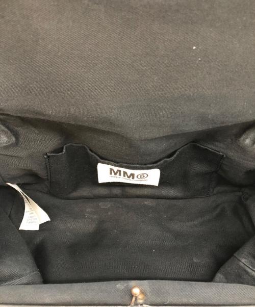 MM6 Maison Margiela（エムエムシックスメゾンマルジェラ）MM6 Maison Margiela (エムエムシックスメゾンマルジェラ) 2WAYレザーショルダーバッグ ブラック サイズ:下記参照の古着・服飾アイテム