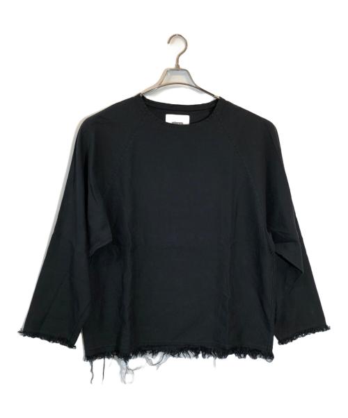 echeveria（エケベリア）ECHEVERIA (エケベリア) カットソー ブラック サイズ:SIZE 2の古着・服飾アイテム