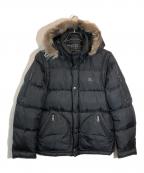 BURBERRY BLACK LABELバーバリーブラックレーベル）の古着「ダウンジャケット」｜ブラック