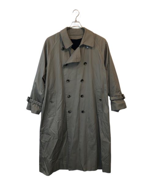 YOKE（ヨーク）YOKE (ヨーク) REVERSIBLE TRENCH COAT カーキ×ブラック サイズ:2の古着・服飾アイテム