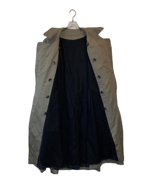 YOKE（ヨーク）YOKE (ヨーク) REVERSIBLE TRENCH COAT カーキ×ブラック サイズ:2の古着・服飾アイテム